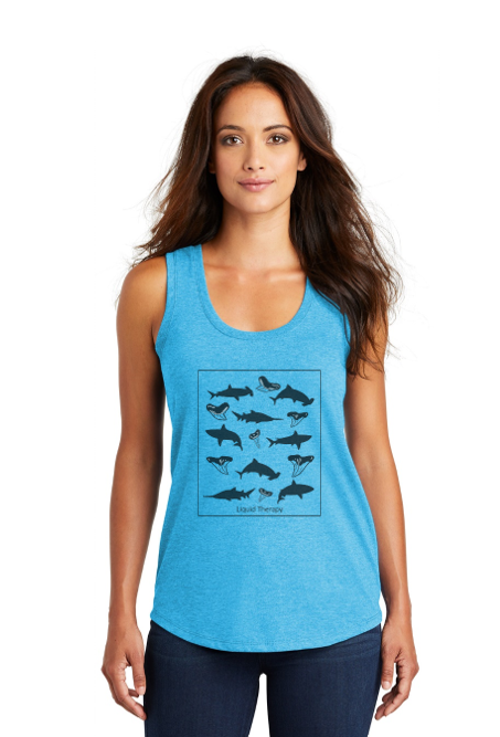 Sharks and Teeth Racerback Tank