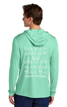 Shark collage UPF 50 Long Sleeve Hooded Shirt