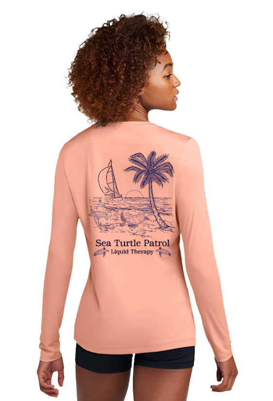 Sea Turtle Beach Patrol Women's UV Pro Long Sleeve