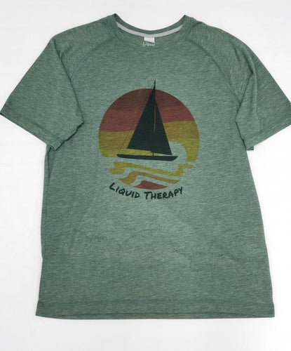 Sailing Into The Sunset Raglan Sleeve Tee