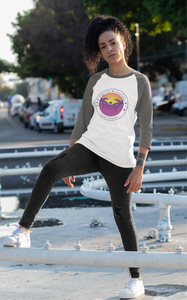 High Tides Good Vibes 3/4 Sleeve Raglan Tee