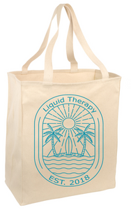 Beach Vibes Grocery Tote